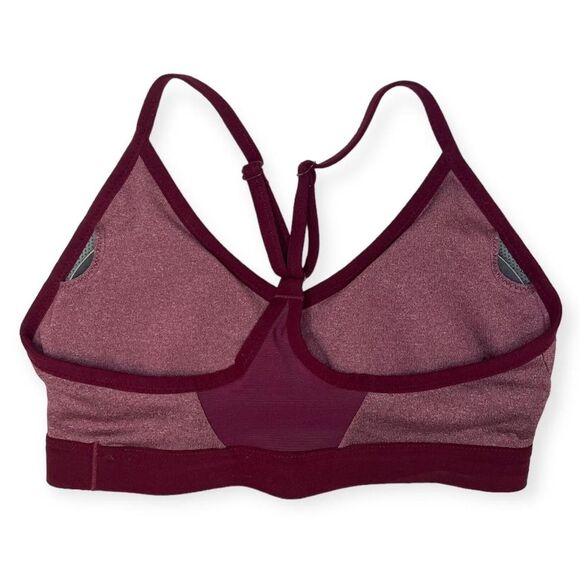 Nike Burgundy Sports Bra - Picture 2 of 5